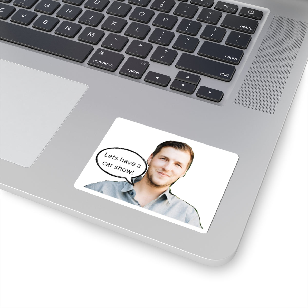 Glossy sticker — "I am watching you!" Funny Face Kiss-Cut Sticker